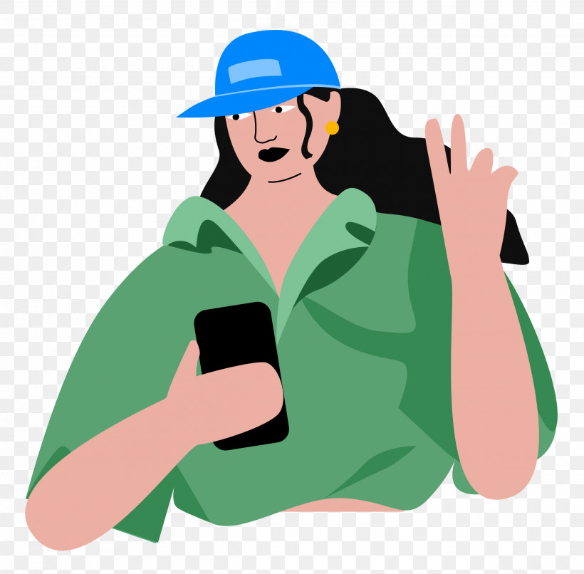 Woman Bust Lady Bust, PNG, 2500x2460px, Cartoon, Behavior, Character, Green, Hat Download Free