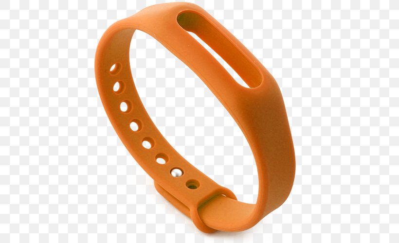 Xiaomi Mi Band 2 Bracelet Wristband, PNG, 500x500px, Xiaomi Mi Band, Belt, Bracelet, Fashion Accessory, Orange Download Free