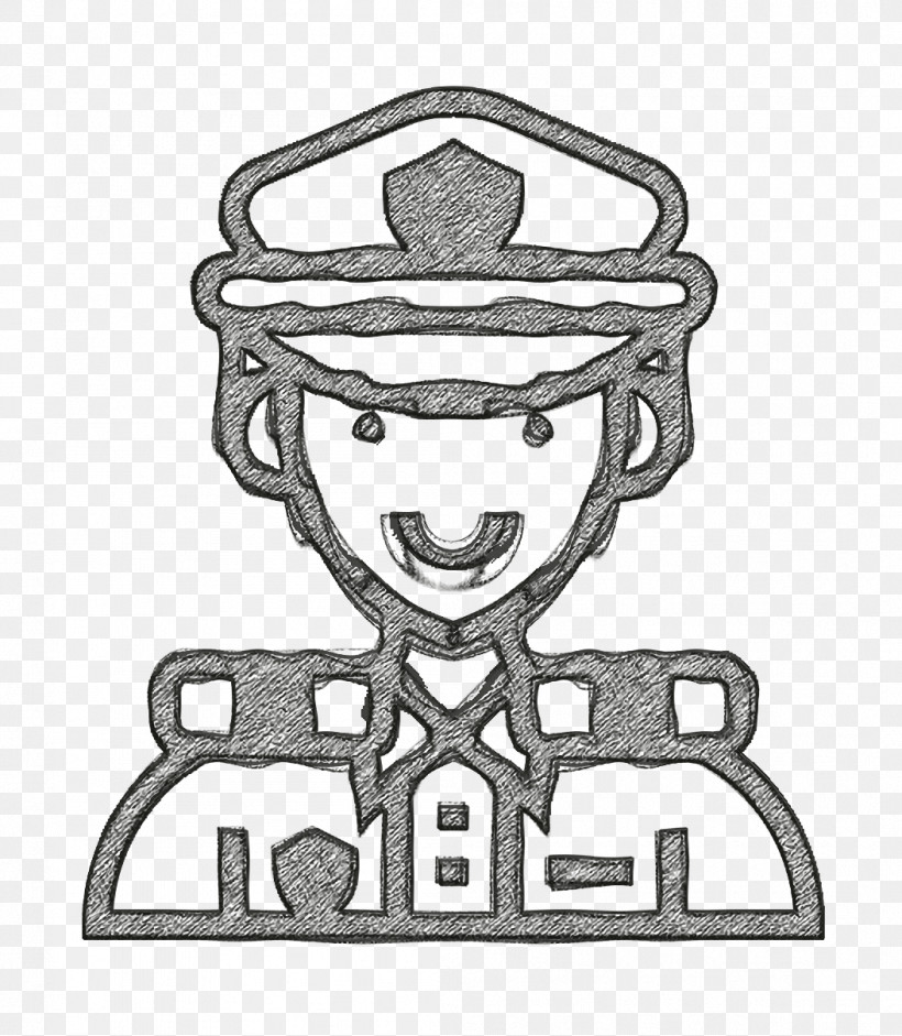 Careers Men Icon Police Icon Sergeant Icon, PNG, 1054x1210px, Careers Men Icon, Blackandwhite, Cartoon, Coloring Book, Line Art Download Free