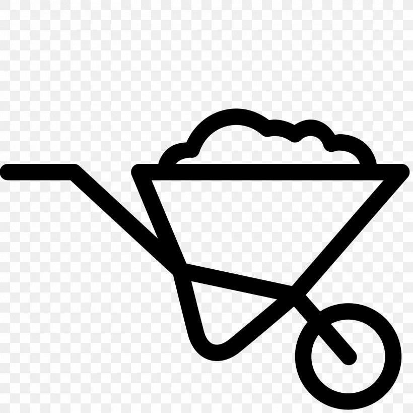 Wheelbarrow, PNG, 1600x1600px, Wheelbarrow, Architectural Engineering, Black And White, Cart, Tool Download Free