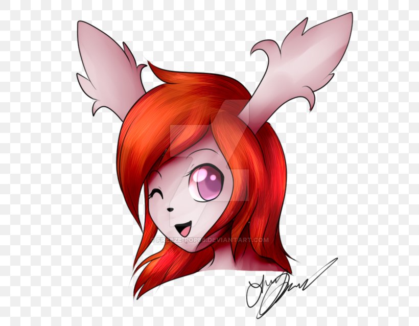 Ear Fairy Horse Cartoon, PNG, 600x638px, Watercolor, Cartoon, Flower, Frame, Heart Download Free