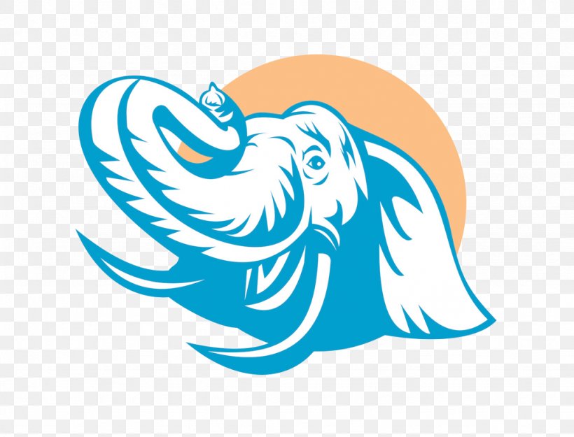 Elephant Logo Clip Art, PNG, 1024x781px, African Elephant, Art, Blue, Clip Art, Drawing Download Free