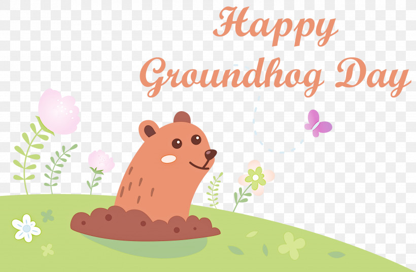 Groundhog Groundhog Day Happy Groundhog Day, PNG, 3000x1962px, Groundhog, Adaptation, Beaver, Groundhog Day, Hamster Download Free