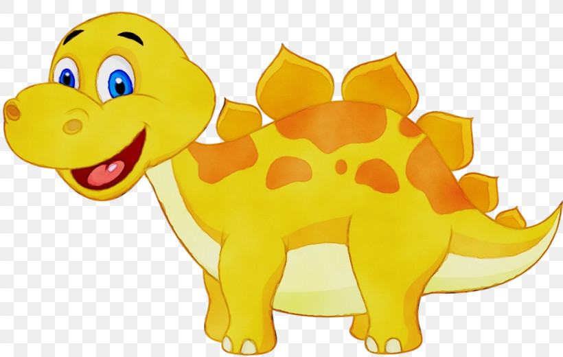 Yellow Cartoon Animal Figure Puppy Toy, PNG, 1024x650px, Watercolor, Animal Figure, Cartoon, Paint, Puppy Download Free