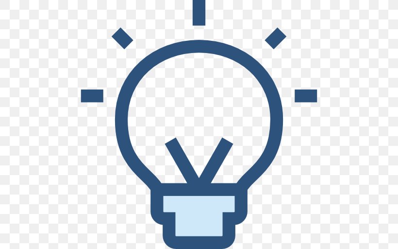 Incandescent Light Bulb Invention Symbol, PNG, 512x512px, Light, Area, Autodesk Inventor, Blue, Brand Download Free