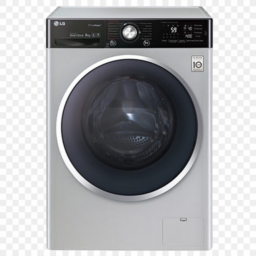LG Electronics Washing Machines India Direct Drive Mechanism Home Appliance, PNG, 1000x1000px, Lg Electronics, Bauknecht, Clothes Dryer, Combo Washer Dryer, Consumer Electronics Download Free