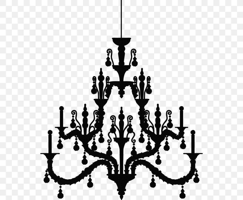 Light Chandelier Silhouette, PNG, 548x675px, Light, Art, Black And White, Candle Holder, Ceiling Fixture Download Free