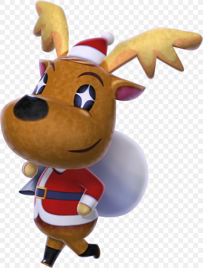 Animal Crossing: New Leaf Animal Crossing: City Folk GameCube Video Game Super Mario Sunshine, PNG, 1838x2425px, Animal Crossing New Leaf, Animal Crossing, Animal Crossing City Folk, Deer, Figurine Download Free