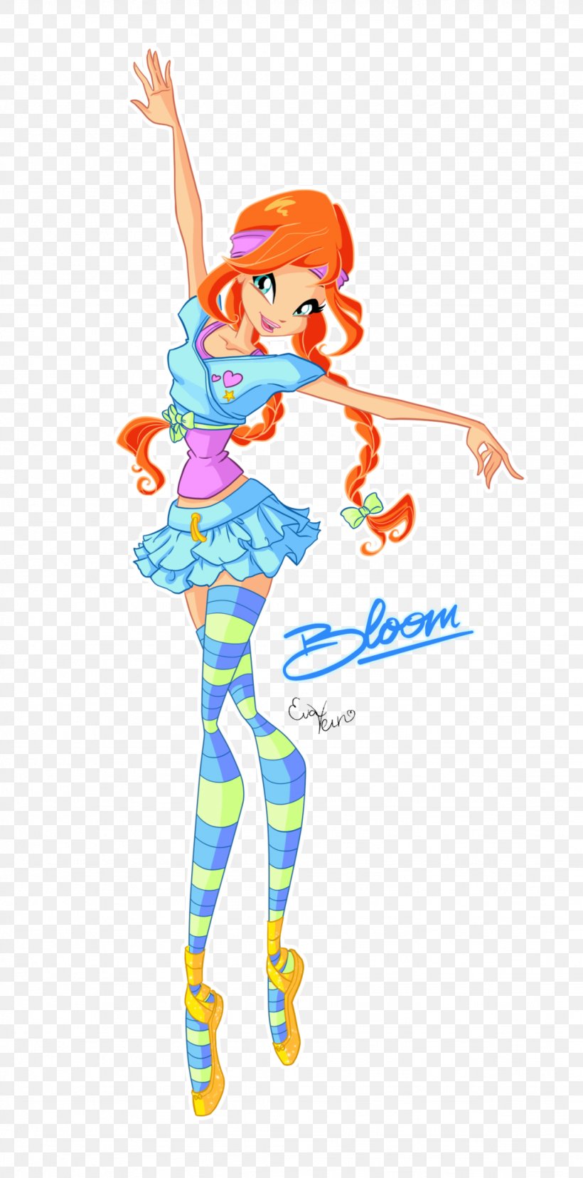 Bloom Tecna Ballet Dancer Winx Club, PNG, 1024x2069px, Watercolor, Cartoon, Flower, Frame, Heart Download Free