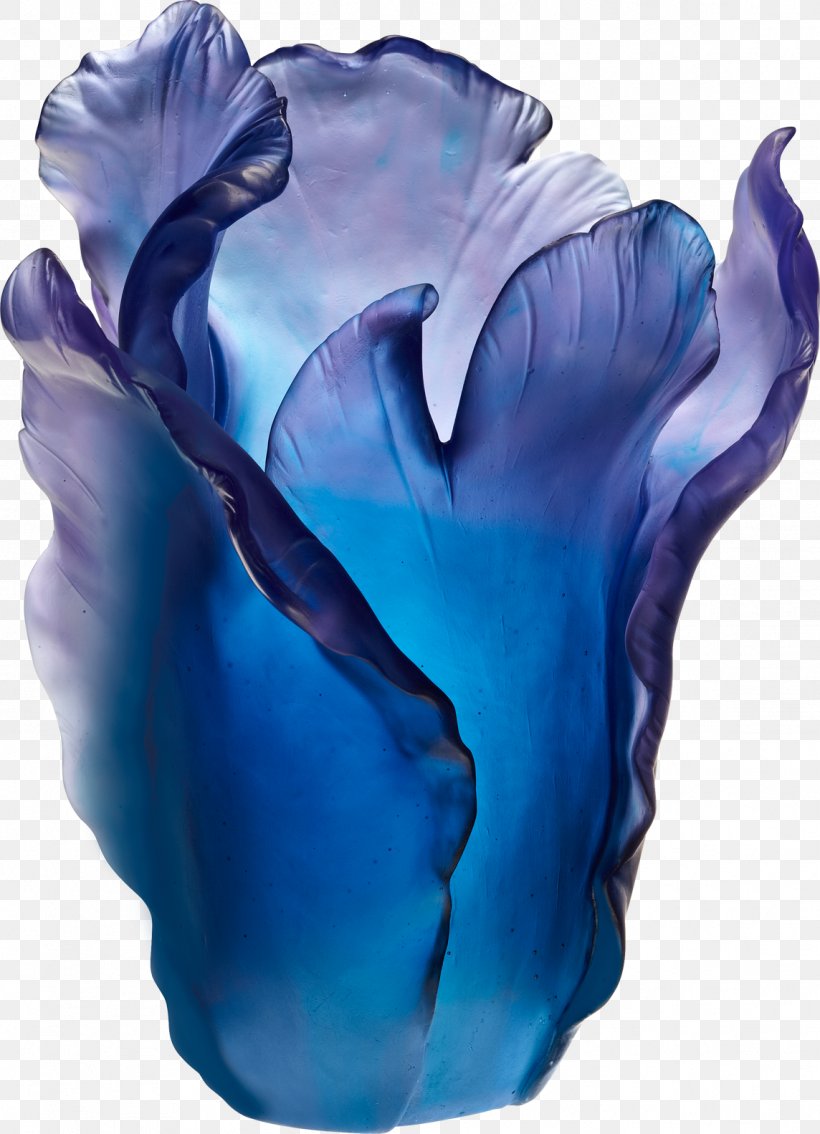 Daum Tulip Vase Glass Art, PNG, 1144x1583px, Daum, Art, Artifact, Blue, Bristol Blue Glass Download Free