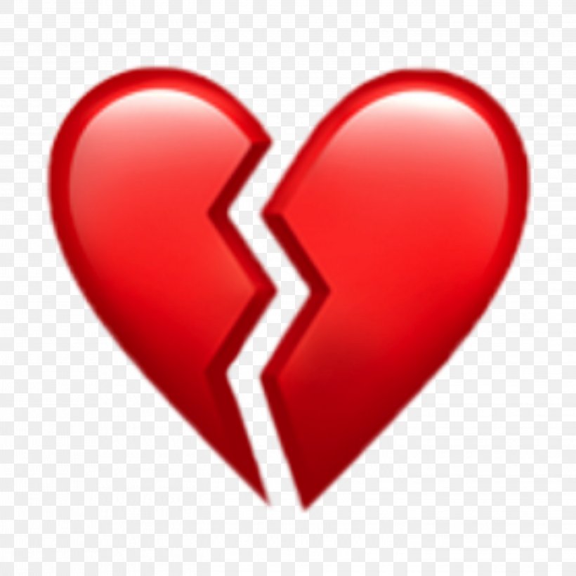 Emoji Domain Broken Heart Emoticon, PNG, 2896x2896px, Watercolor, Cartoon, Flower, Frame, Heart Download Free