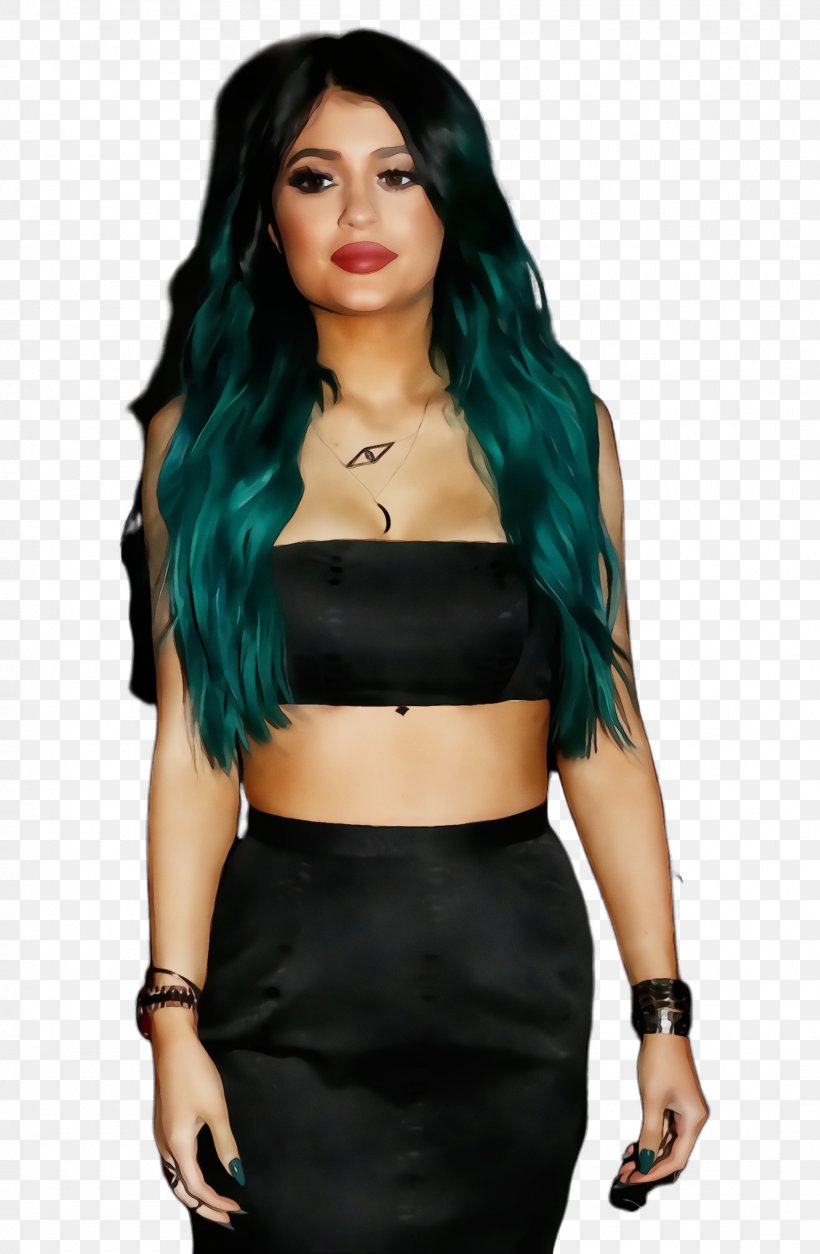 Hair Cartoon, PNG, 1616x2472px, Watercolor, Black Hair, Clothing, Costume, Crop Top Download Free