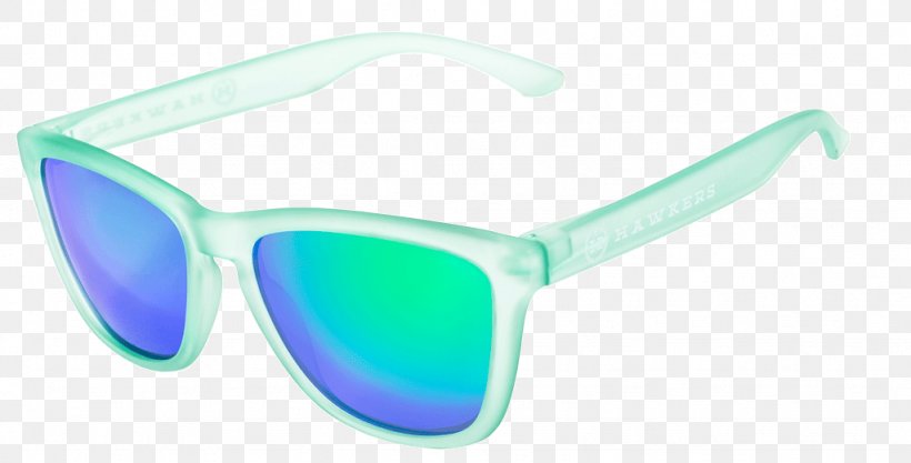 Goggles Sunglasses Hawkers Blue, PNG, 1024x521px, Goggles, Aqua, Azure, Blue, Eyewear Download Free