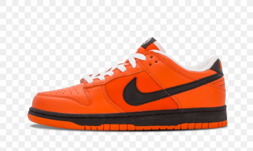 orange and black shoes nike