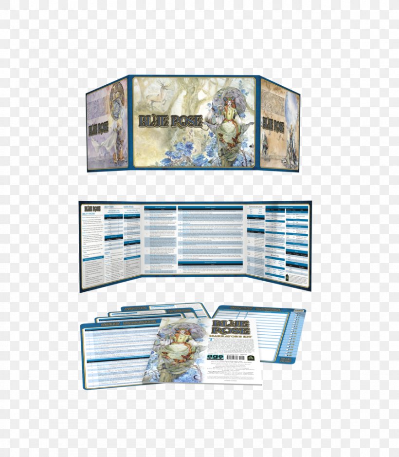 Blue Rose: RPG Narrator's Kit Blue Rose: The AGE RPG Of Romantic Fantasy Mutants & Masterminds Dragon Age Game Master's Kit, Revised Edition, PNG, 895x1024px, Blue Rose, Chris Pramas, Game, Gamemaster, Mutants Masterminds Download Free