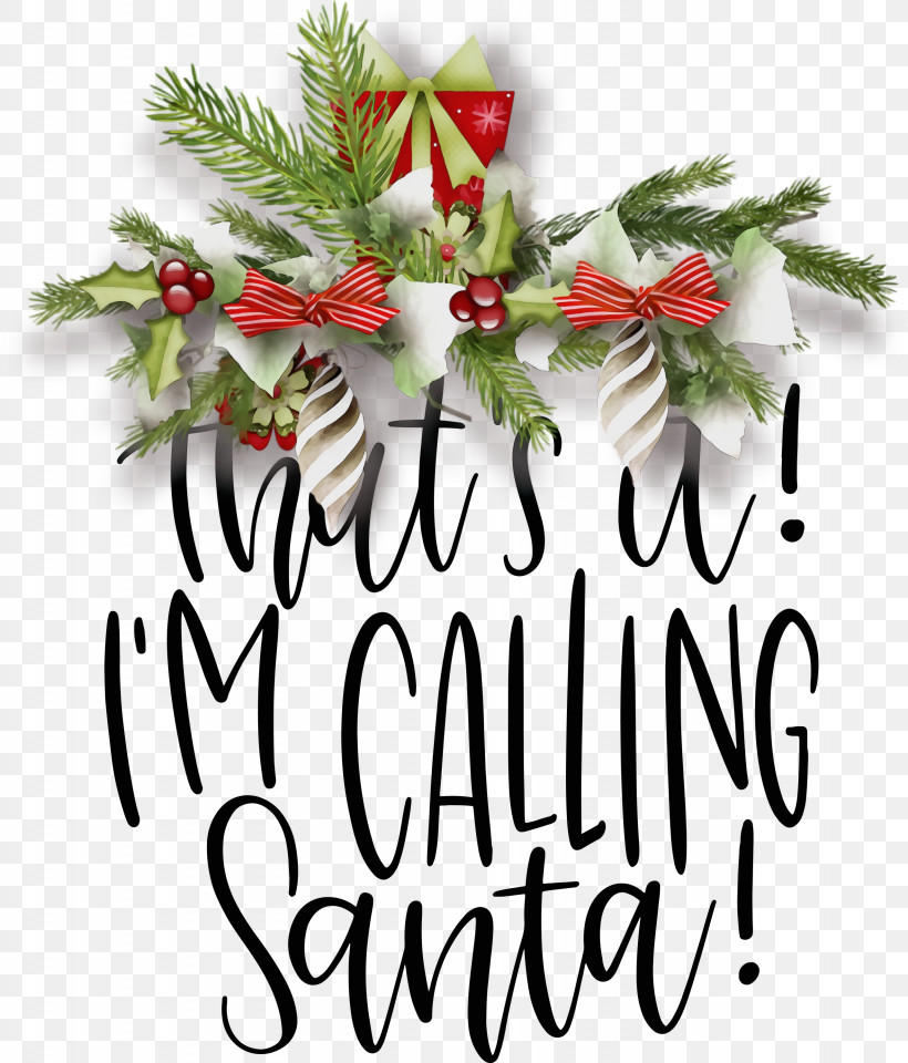 Christmas Ornament, PNG, 2561x3000px, Calling Santa, Branching, Christmas, Christmas Day, Christmas Ornament Download Free