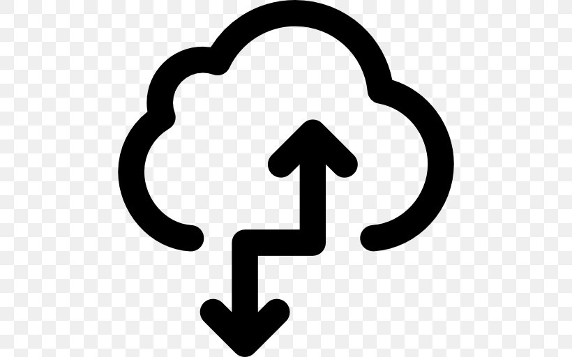 Cloud Computing Cloud Storage Google Drive Computer Monitors, PNG, 512x512px, Cloud Computing, Area, Black And White, Cloud Storage, Computer Font Download Free