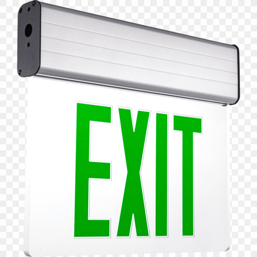 Emergency Lighting Exit Sign Emergency Exit LED Lamp, PNG, 1200x1200px, Light, Brand, Compact Fluorescent Lamp, Electric Light, Emergency Download Free