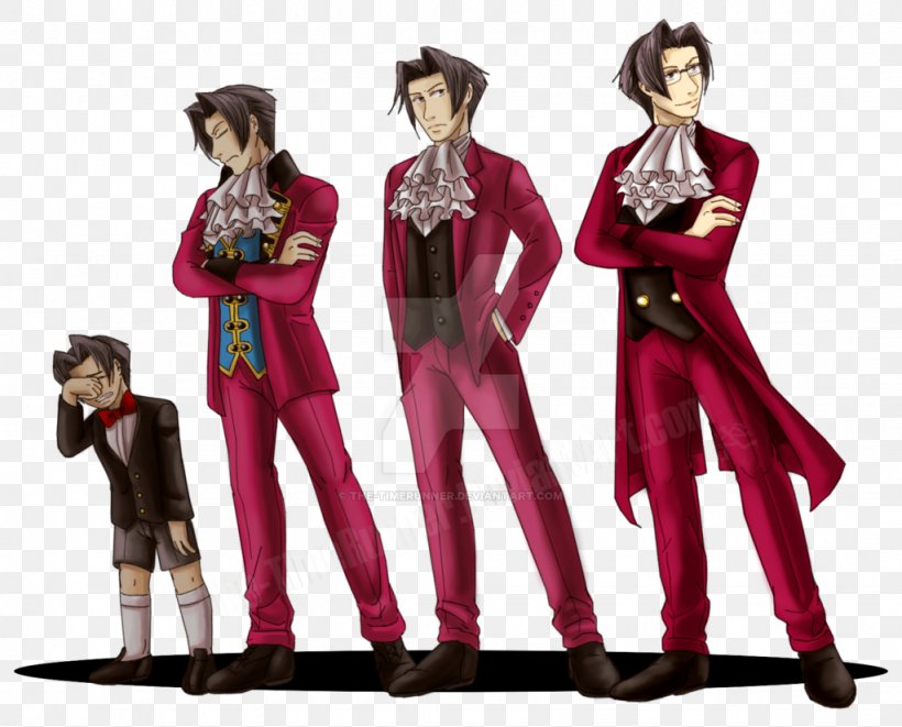 Ace Attorney Investigations: Miles Edgeworth Fan Art Attroney, PNG, 1024x826px, Watercolor, Cartoon, Flower, Frame, Heart Download Free