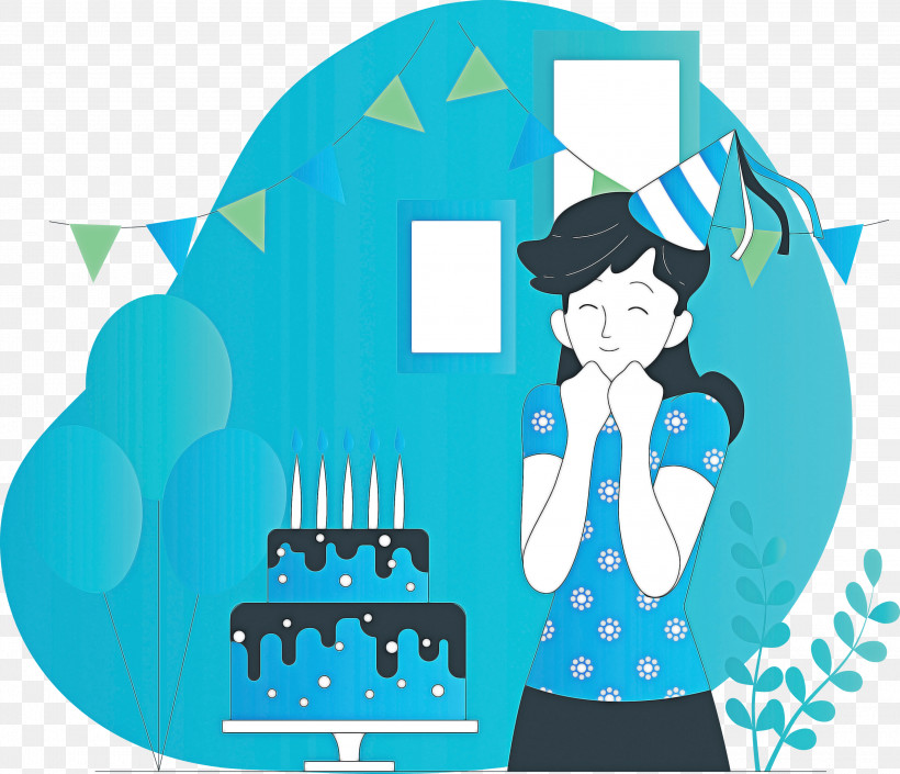Happy Birthday Birthday Party, PNG, 3000x2580px, Happy Birthday, Birthday, Birthday Party, Bondezirojn Al Vi, Cartoon Download Free
