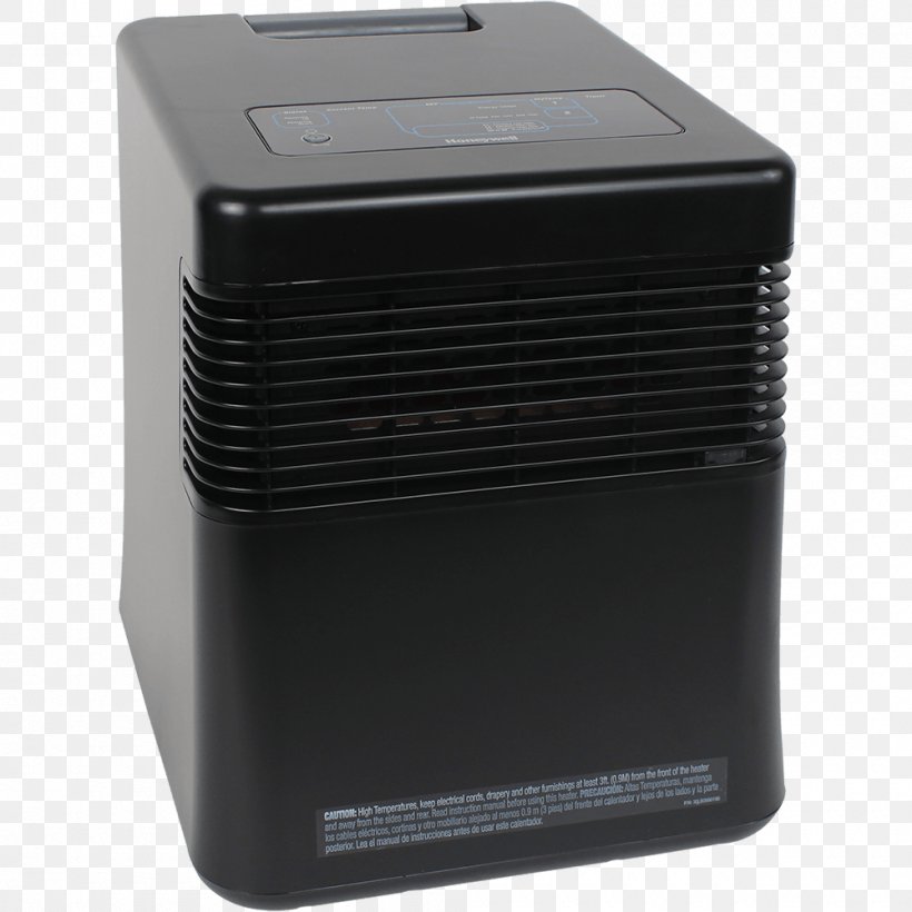 Infrared Heater Honeywell MyEnergySmart HZ-980, PNG, 1000x1000px, Heater, Ceramic Heater, Electricity, Electronic Instrument, Electronics Accessory Download Free