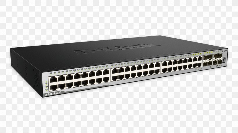 Power Over Ethernet Stackable Switch 10 Gigabit Ethernet Small Form-factor Pluggable Transceiver, PNG, 1664x936px, 10 Gigabit Ethernet, Power Over Ethernet, Bandwidth, Computer Network, Computer Networking Download Free