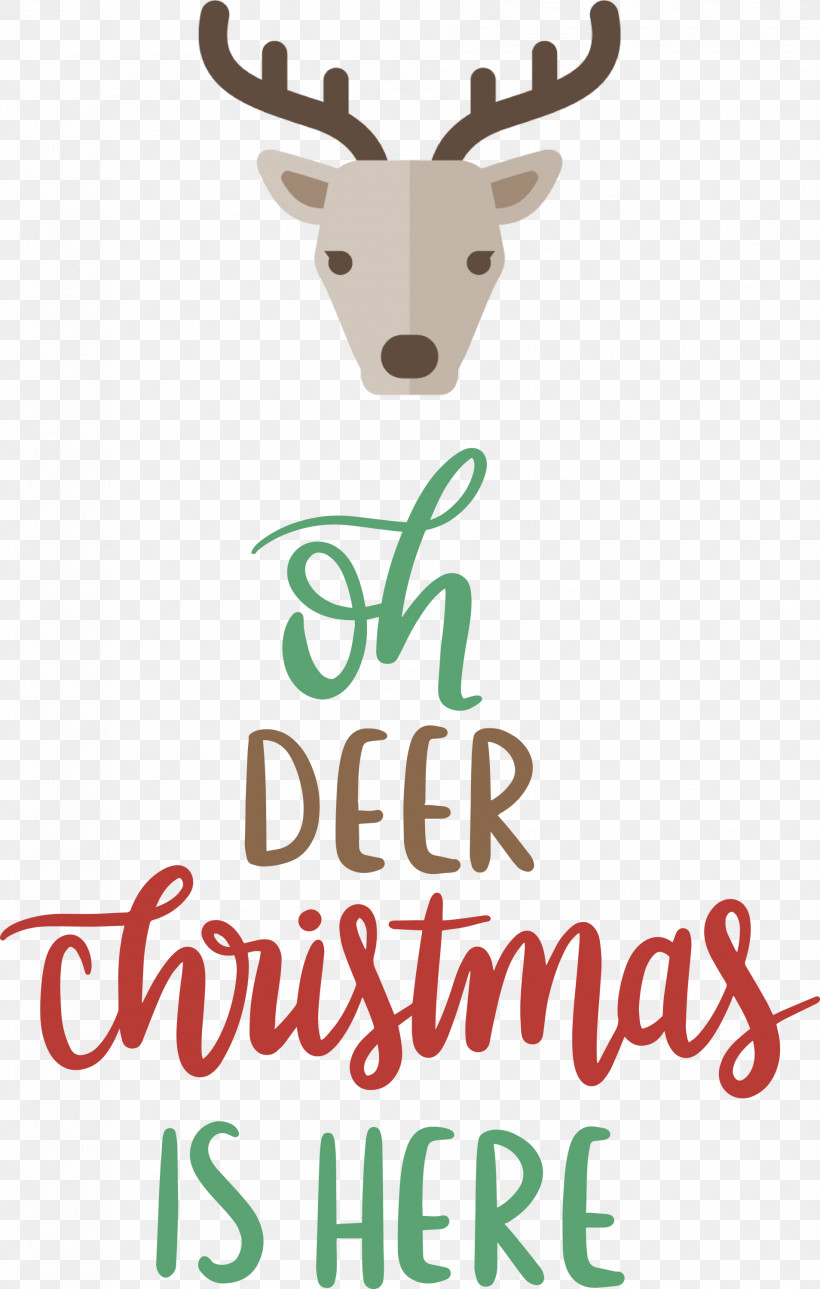 Christmas Is Here, PNG, 1908x3000px, Christmas Is Here, Antler, Biology, Deer, Logo Download Free