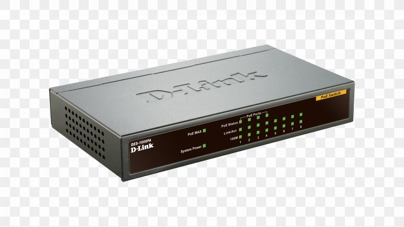 Power Over Ethernet Network Switch Gigabit Ethernet D-Link TP-Link, PNG, 1664x936px, Power Over Ethernet, Computer Network, Dlink, Electronic Component, Electronic Device Download Free