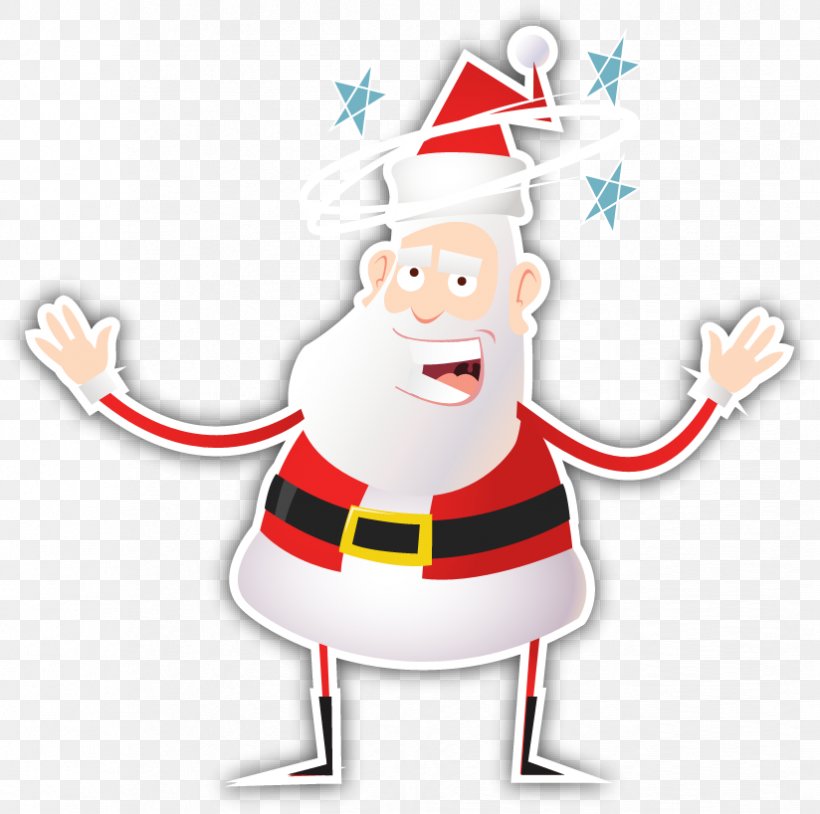 Santa Claus A Visit From St. Nicholas Sled Christmas Clip Art, PNG, 824x818px, Santa Claus, Christmas, Christmas Ornament, Copyright, Fictional Character Download Free