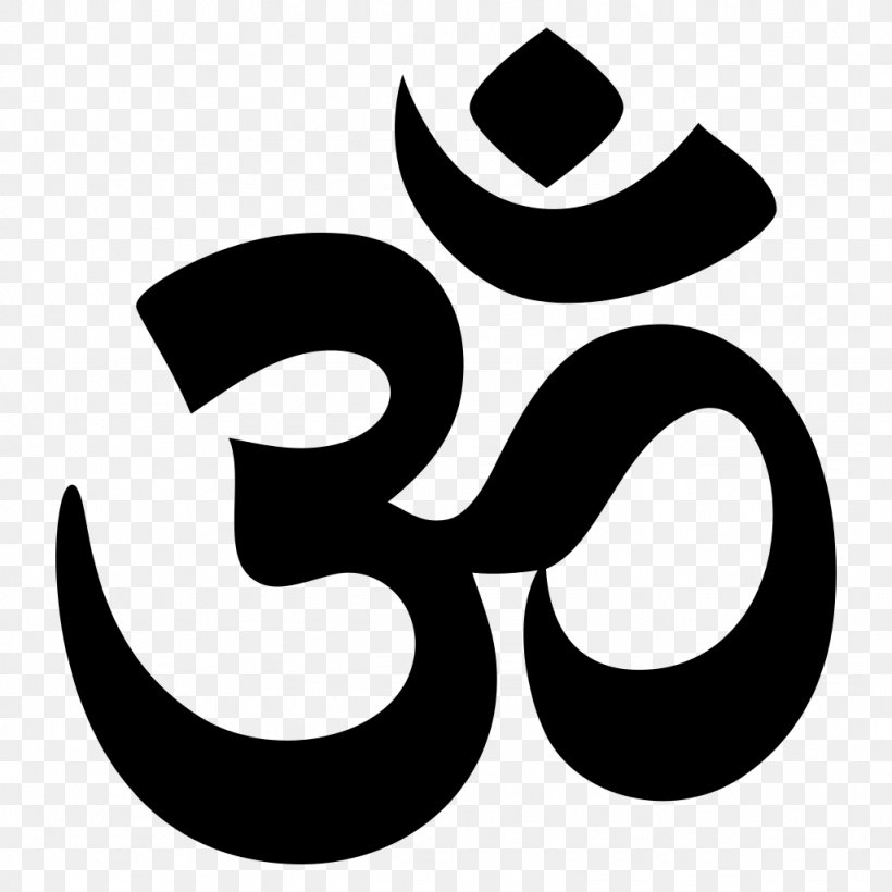 Shiva Om Symbol Hinduism Clip Art, PNG, 1024x1024px, Shiva, Black And White, Brand, Buddhism, Emoji Download Free