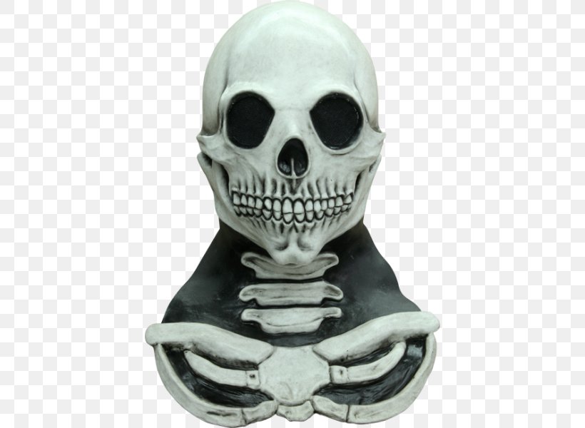 Skull Mask Halloween Costume Calavera Skeleton, PNG, 600x600px, Skull, Bone, Calavera, Clavicle, Clothing Accessories Download Free