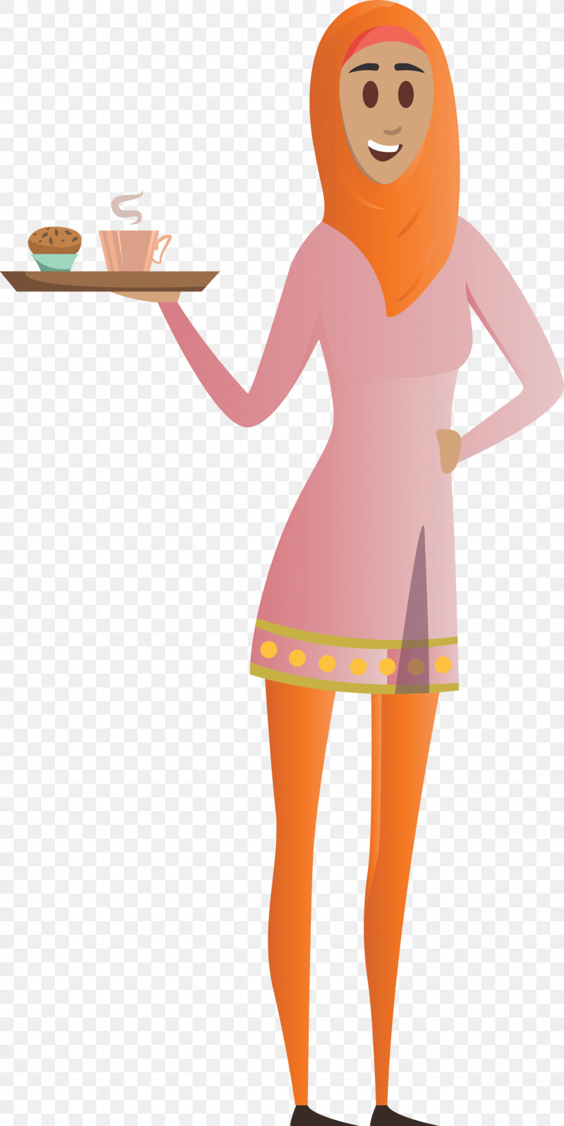 Arabic Woman Arabic Girl, PNG, 1501x3000px, Arabic Woman, Arabic Girl, Cartoon, Costume, Orange Download Free