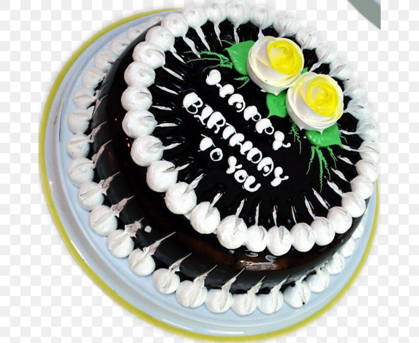 Birthday Cake Torte Chocolate Cake Cream Cake Decorating, PNG, 670x672px, Birthday Cake, Baked Goods, Baking, Birthday, Buttercream Download Free