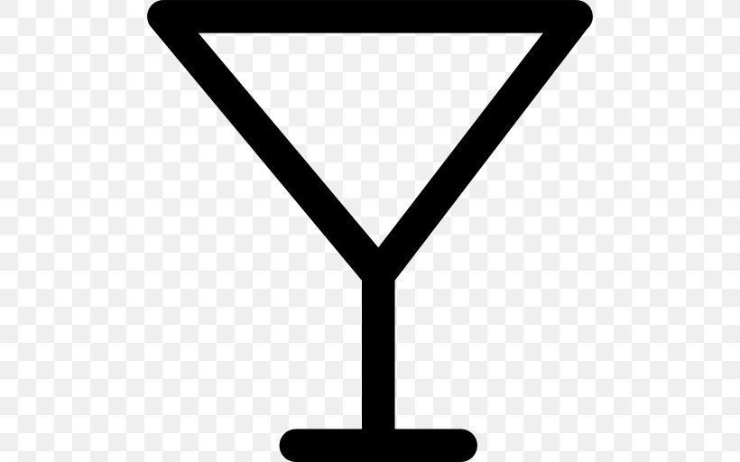 Cocktail Glass Martini Symbol, PNG, 512x512px, Cocktail, Black And White, Cocktail Glass, Crescent, Cup Download Free