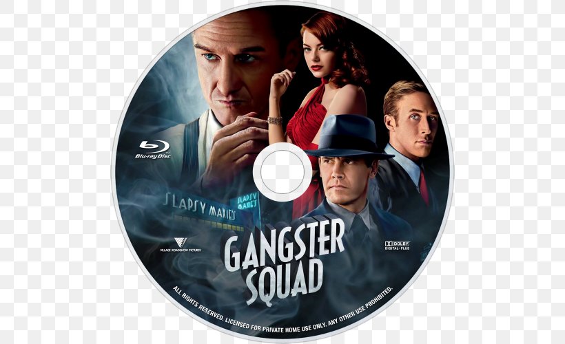 Ryan Gosling Gangster Squad American Gangster Mickey Cohen Emma Stone, PNG, 500x500px, Ryan Gosling, American Gangster, Art, Dvd, Emma Stone Download Free