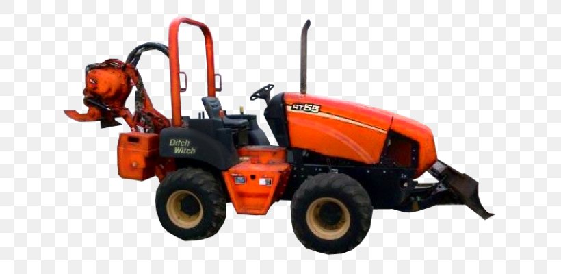 Trencher Ditch Witch Heavy Machinery Skid-steer Loader Tractor, PNG, 661x400px, Trencher, Agricultural Machinery, Backhoe, Construction, Construction Equipment Download Free