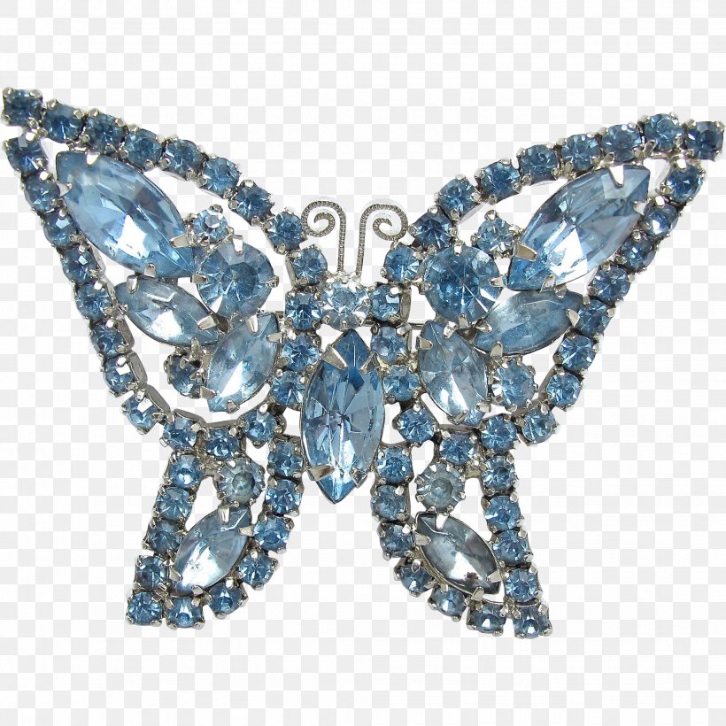 Brooch Sapphire Body Jewellery Crystal, PNG, 1954x1954px, Brooch, Blue, Body Jewellery, Body Jewelry, Butterfly Download Free
