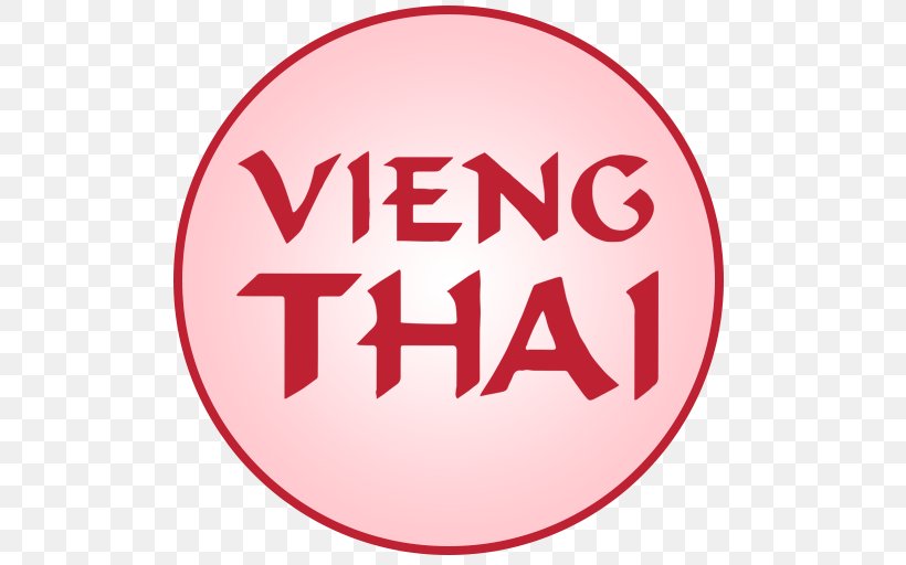 Vieng Thai Logo Brand Font Aubergines, PNG, 512x512px, Logo, Area, Aubergines, Brand, Red Download Free