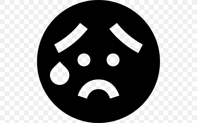 Emoticon Worry Smiley Clip Art, PNG, 512x512px, Emoticon, Black And White, Emoji, Emotion, Face Download Free