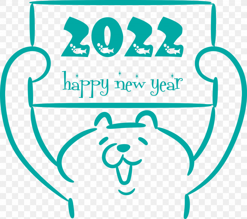 2022 Happy New Year 2022 New Year Happy New Year, PNG, 3000x2657px, Happy New Year, Behavior, Geometry, Green, Happiness Download Free