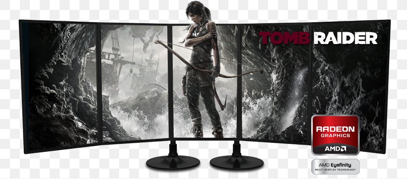 Computer Monitors Multi-monitor Display Advertising Video Game Poster, PNG, 770x361px, Computer Monitors, Advertising, American Football, Banner, Brand Download Free