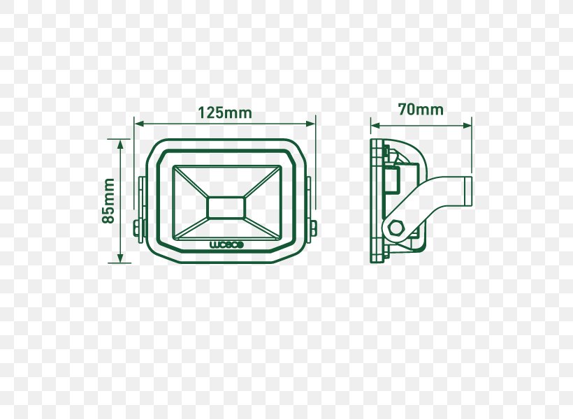 Floodlight LED Lamp Light-emitting Diode Luceco, PNG, 600x600px, Light, Area, Brand, Diagram, Floodlight Download Free