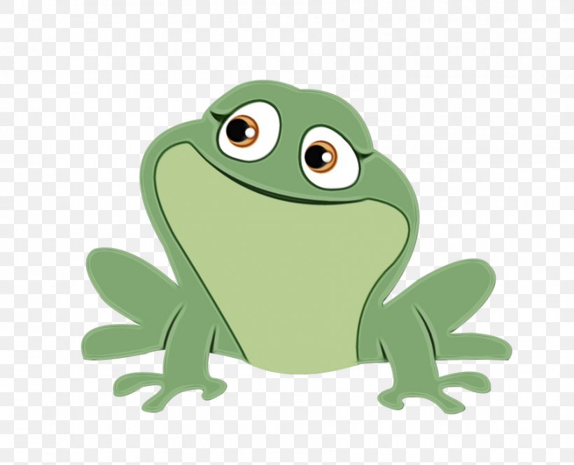 Frog Green True Frog Hyla Cartoon, PNG, 900x729px, Watercolor, Cartoon, Frog, Green, Hyla Download Free