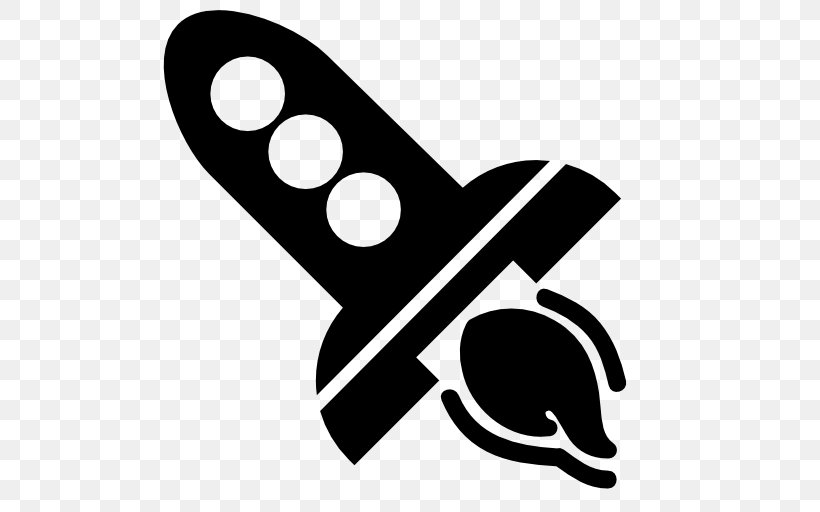 Download Clip Art, PNG, 512x512px, Rocket, Artwork, Black And White, Logo, Monochrome Download Free