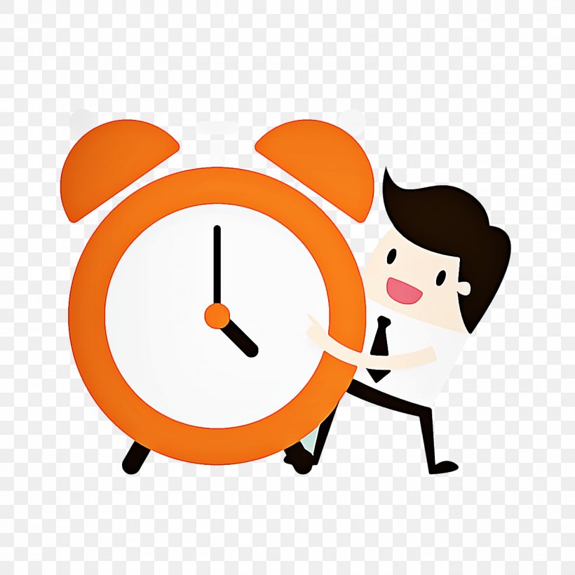 Orange, PNG, 1300x1300px, Clock, Alarm Clock, Cartoon, Furniture, Home Accessories Download Free