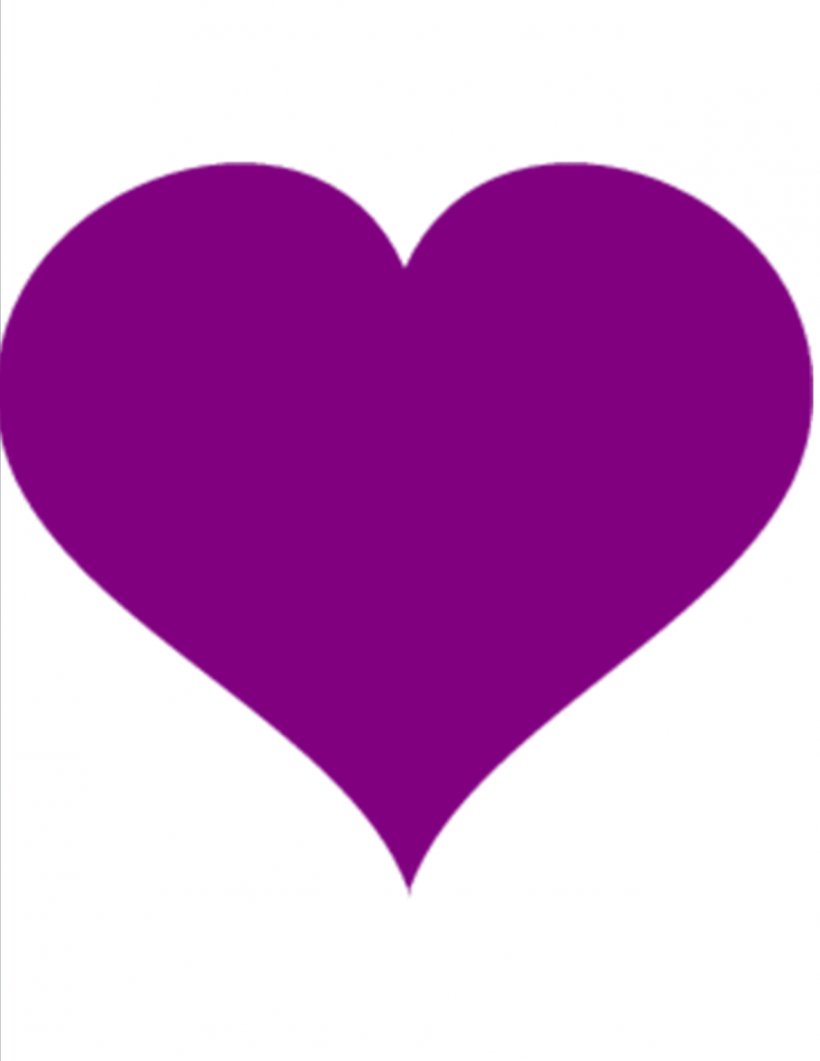 Purple Heart Clip Art, PNG, 1275x1650px, Watercolor, Cartoon, Flower, Frame, Heart Download Free