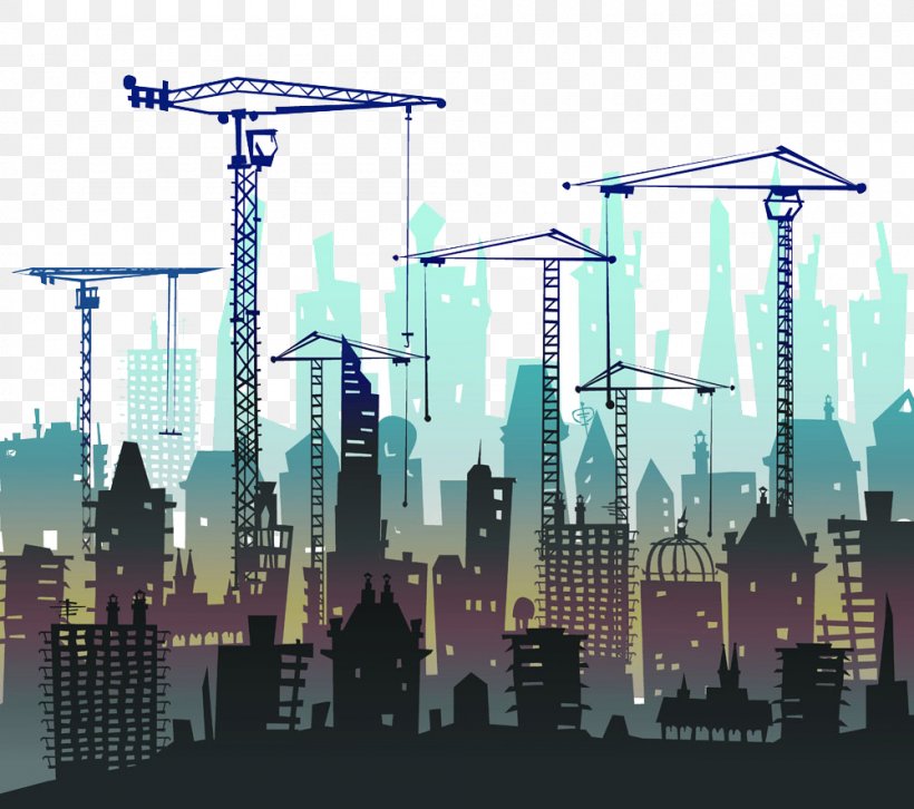 Architectural Engineering Building Heavy Equipment Shutterstock, PNG, 1000x886px, Architectural Engineering, Building, City, Cityscape, Crane Download Free