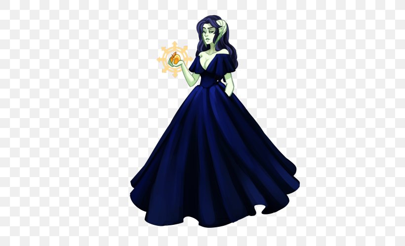 Gown Cobalt Blue Character Costume, PNG, 500x500px, Gown, Action Figure, Blue, Character, Cobalt Download Free
