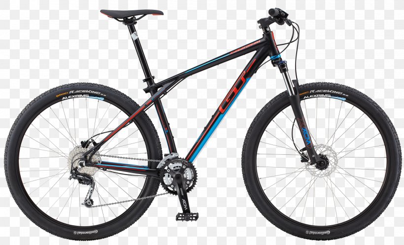 GT Bicycles Mountain Bike Cycling 29er, PNG, 2000x1214px, Bicycle, Automotive Exterior, Automotive Tire, Bicycle Accessory, Bicycle Derailleurs Download Free