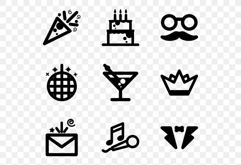 Party Decoration, PNG, 600x564px, Computer Font, Area, Black, Black And White, Brand Download Free